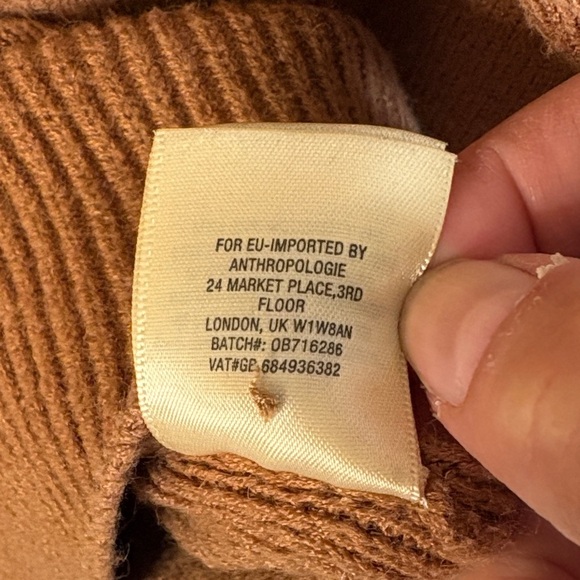 Moth Warm Brown Knit Sweater from Anthropologie - Picture 7 of 7